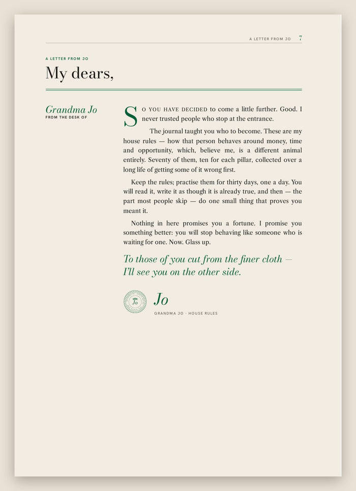 A letter from Jo